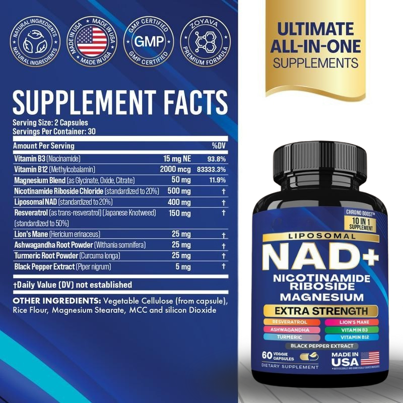 Forever Young Set - NAD+ & Collagen All-in-One Supplement Combo