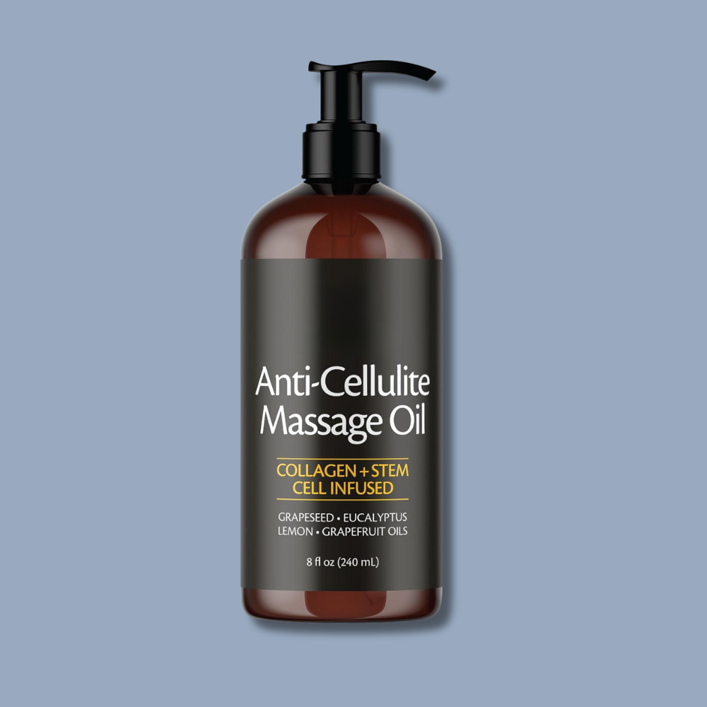 Anti Cellulite Roller + Massage Oil Kit